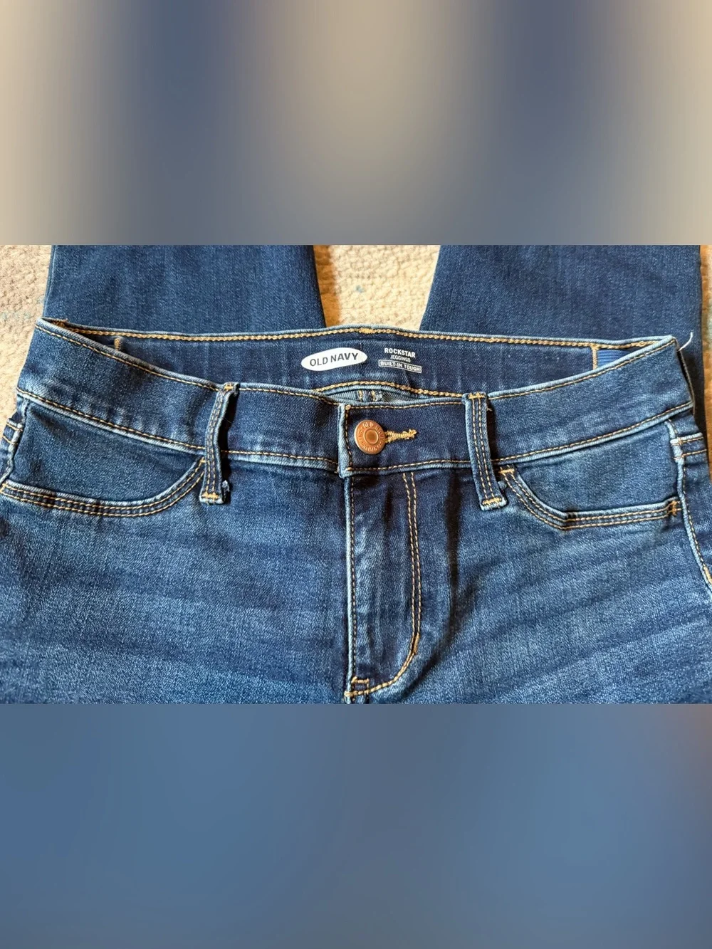 Girls Size 12 Old Navy Rockstar Denim Jeggings